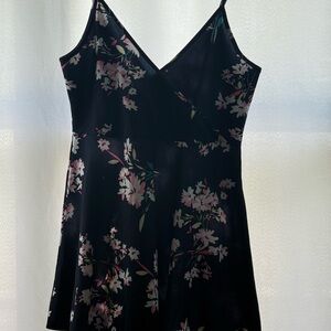 Floral Navy Mini Dress